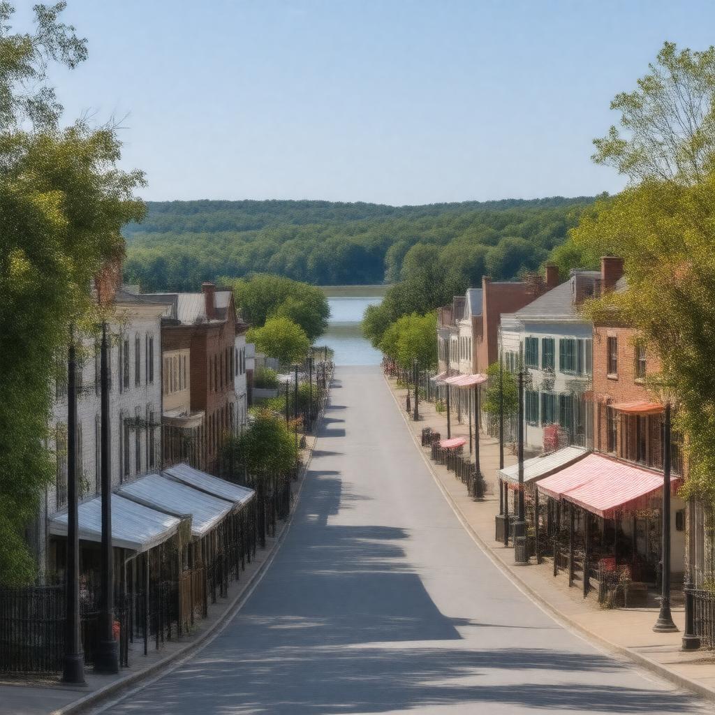 AI-created image of Ste. Genevieve, Missouri