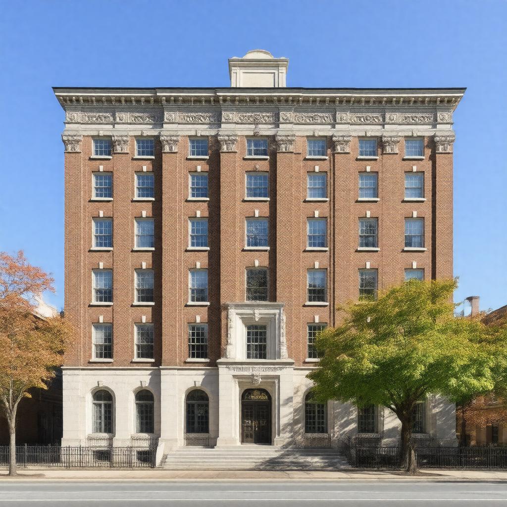 Click to view larger image AI-created image of Stearns Hall