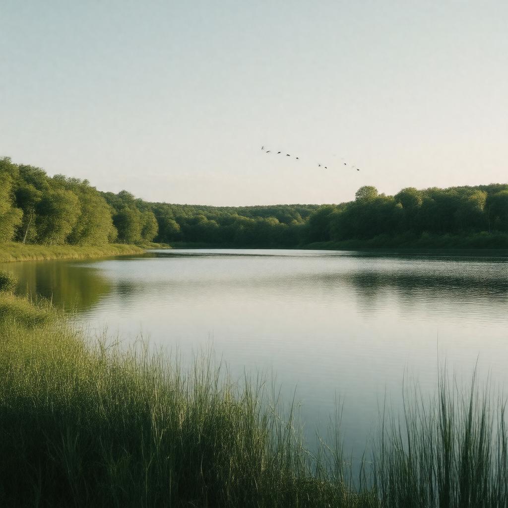AI-created image of Stearns Reservoir