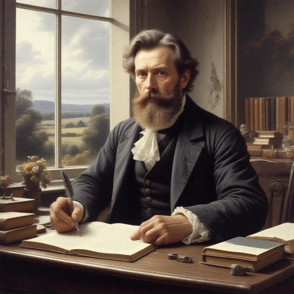 AI-created image of Steen Steensen Blicher