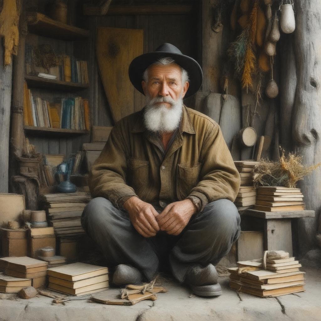 Click to view larger image AI-created image of Stepan Pisakhov