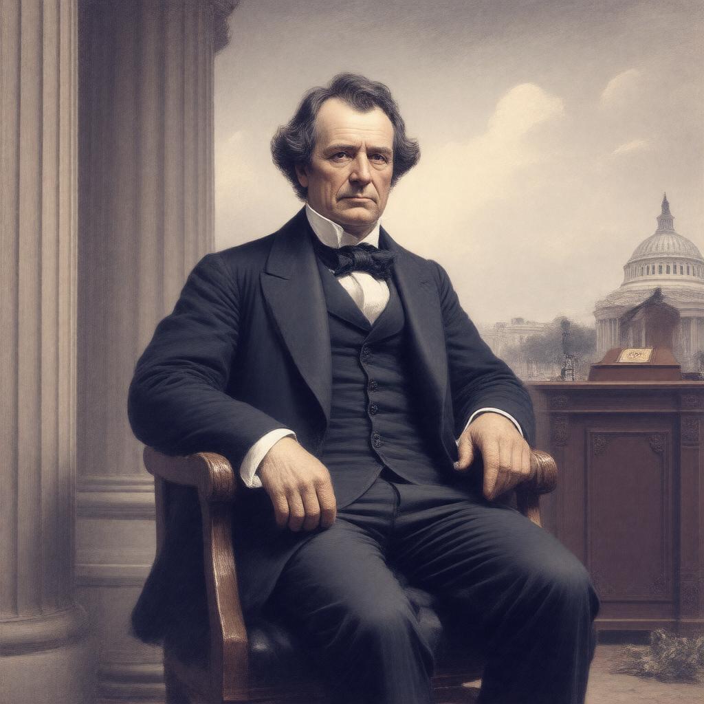 AI-created image of Stephen A. Douglas