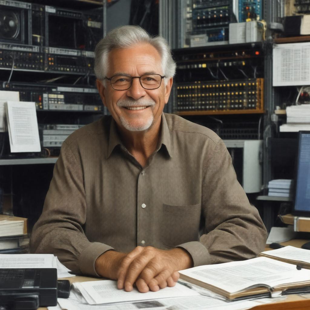 AI-created image of Stephen D. Crocker