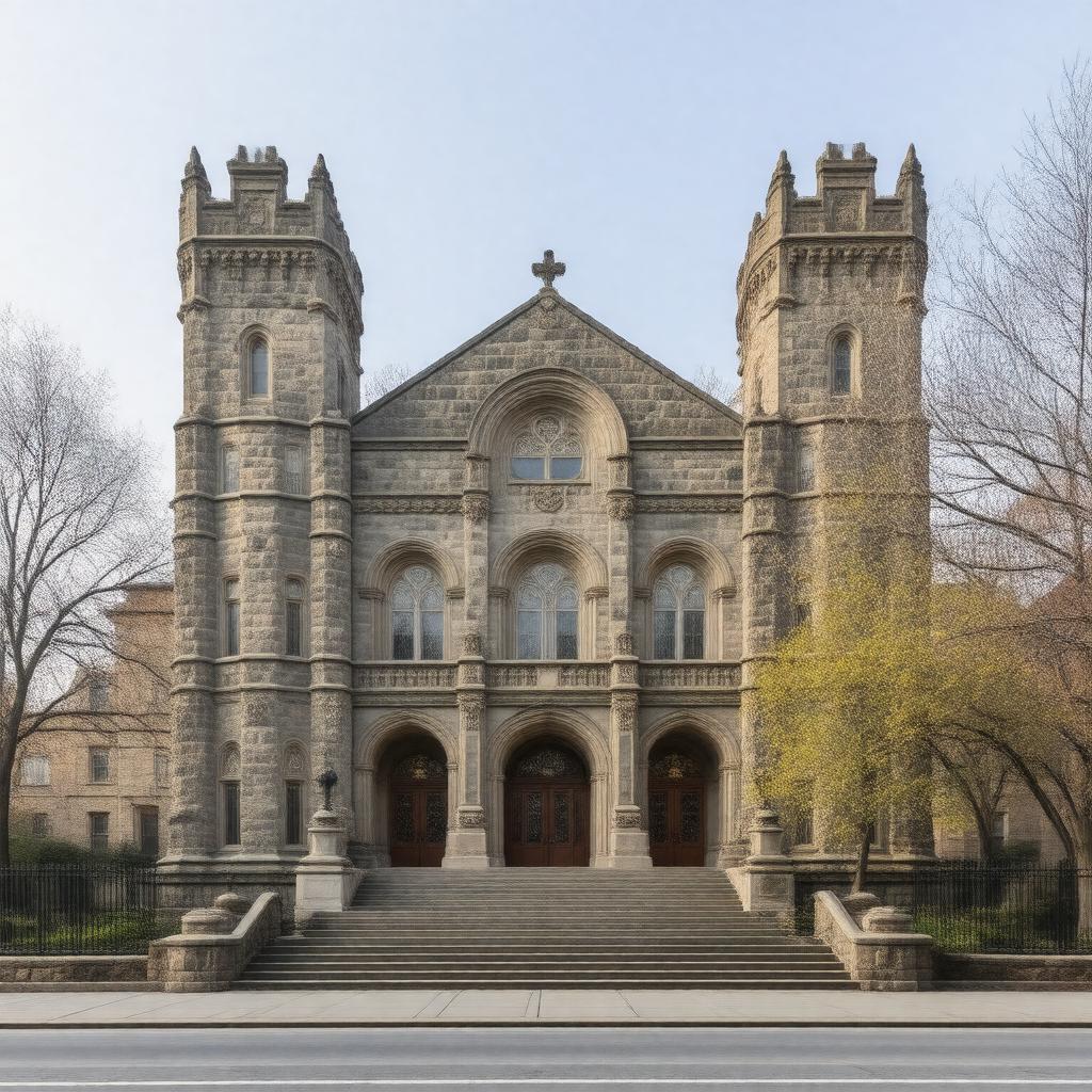 AI-created image of Stephen Foster Memorial