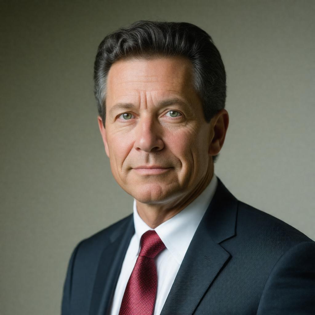 AI-created image of Stephen Friedman