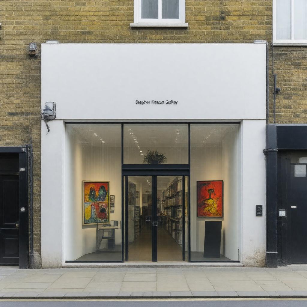 AI-created image of Stephen Friedman Gallery