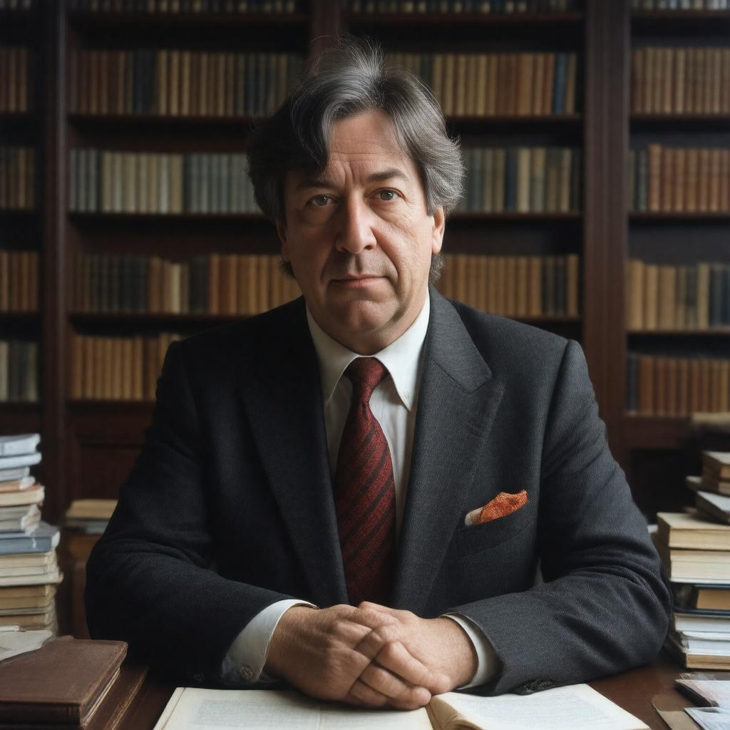 AI-created image of Stephen Fry