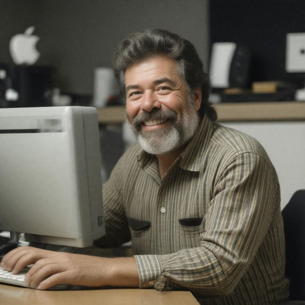 AI-created image of Stephen Gary Wozniak