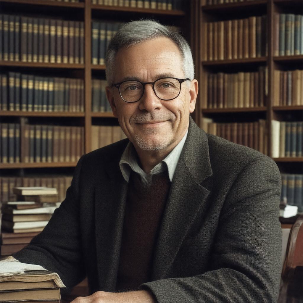 AI-created image of Stephen Greenblatt