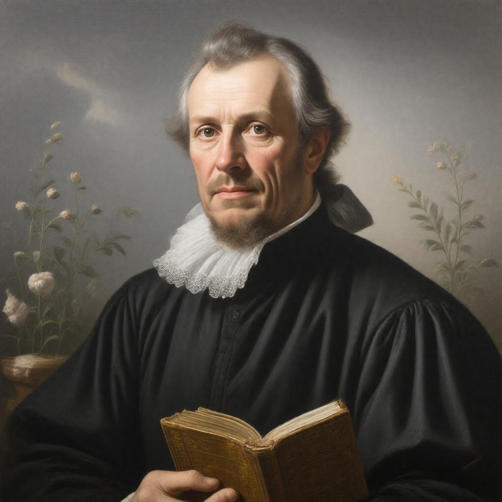 AI-created image of Stephen Hales