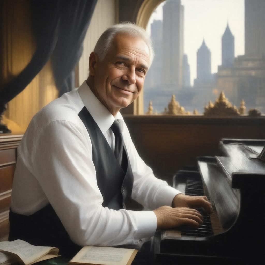 AI-created image of Stephen Hough