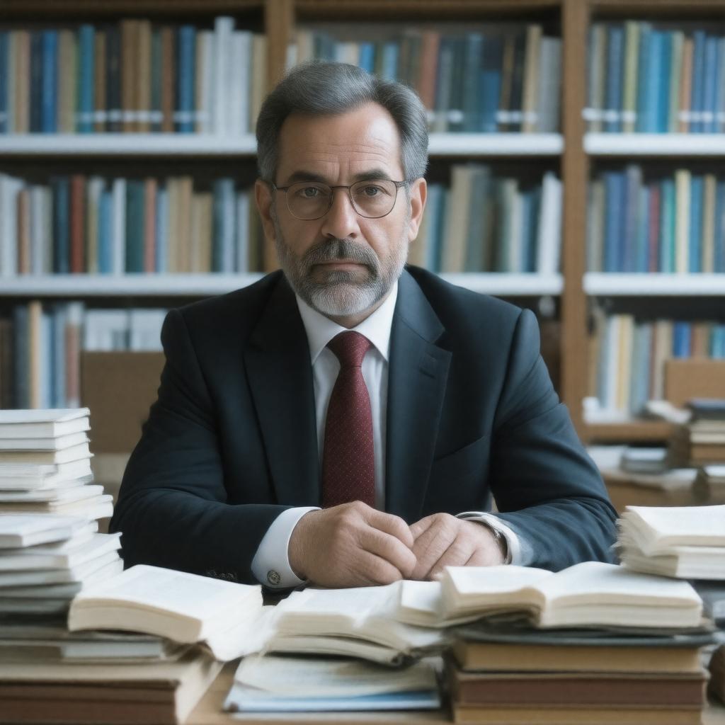 AI-created image of Stephen Kosslyn