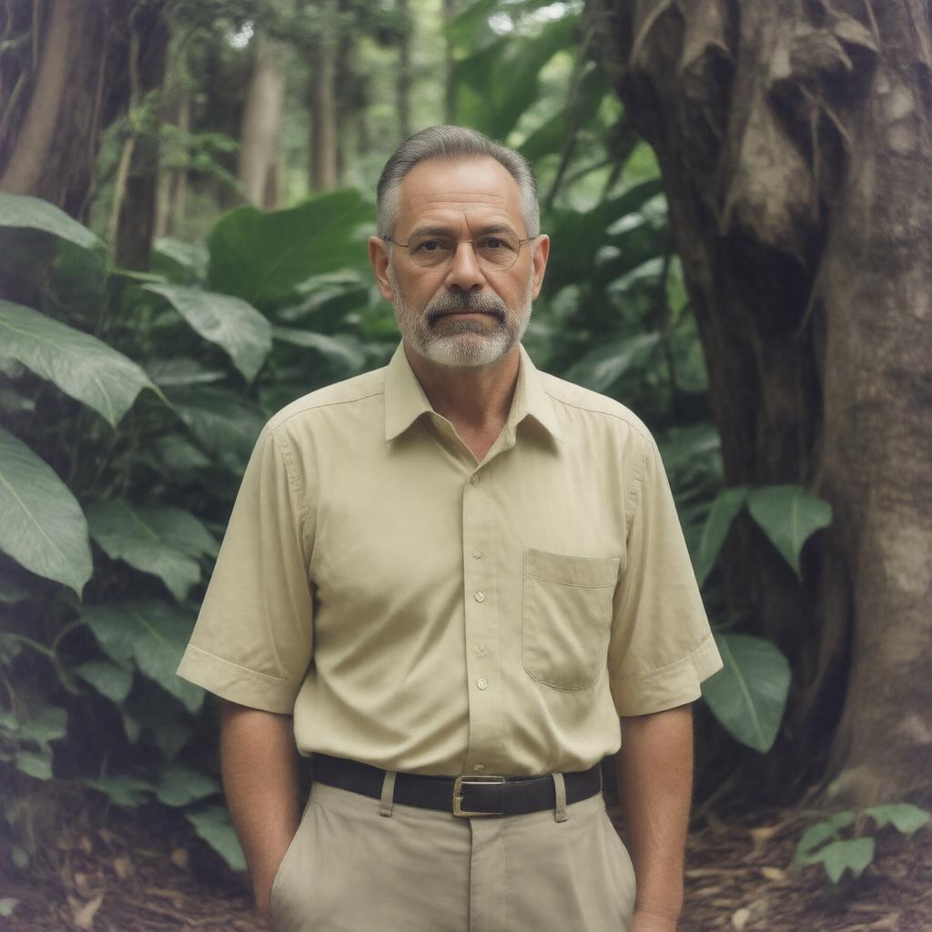 AI-created image of Stephen P. Hubbell