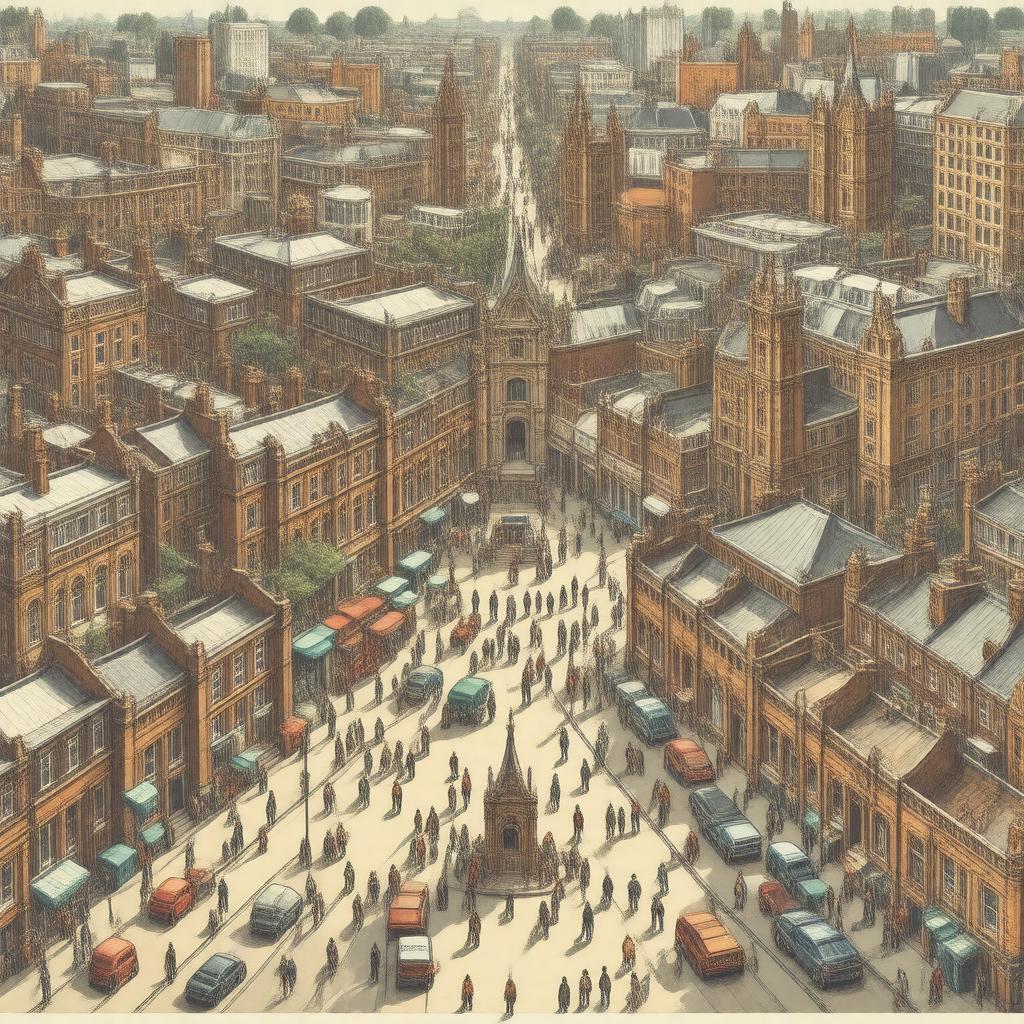 AI-created image of Stepney, London, England