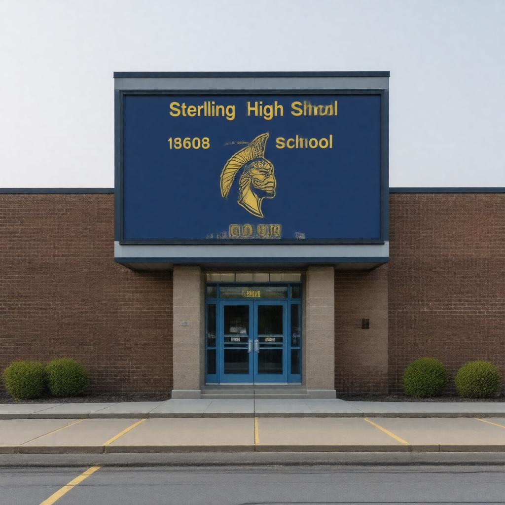 AI-created image of Sterling High School