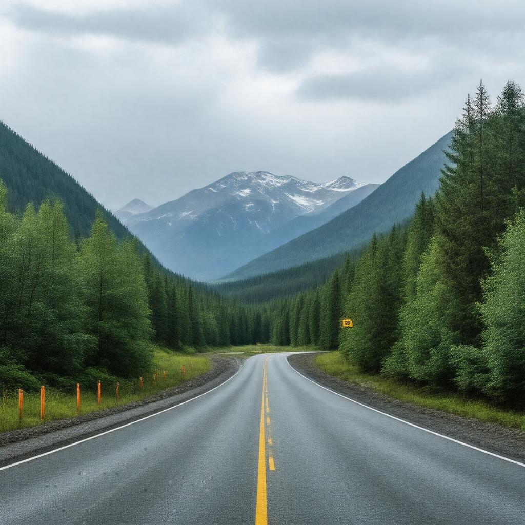 AI-created image of Sterling Highway