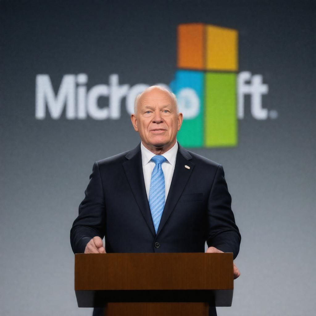 AI-created image of Steve Ballmer (resident)