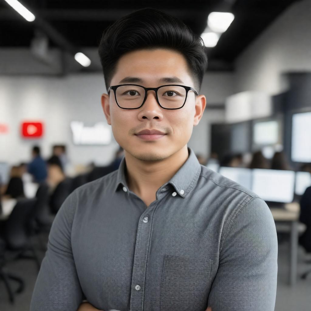 AI-created image of Steve Chen