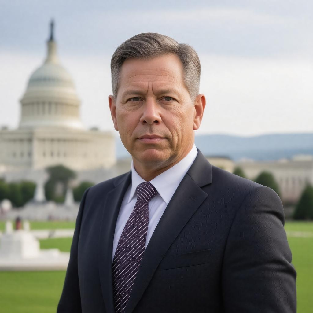 AI-created image of Steve Daines
