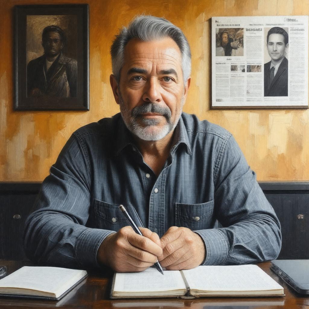 AI-created image of Steve Lopez