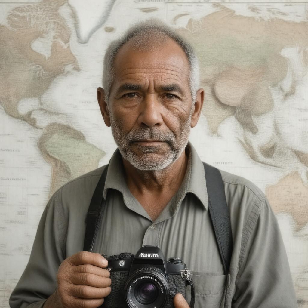 AI-created image of Steve McCurry