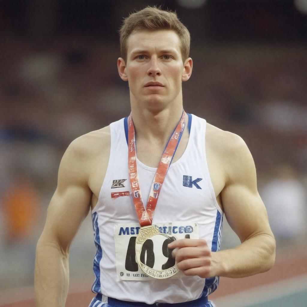 Click to view larger image AI-created image of Steve Ovett