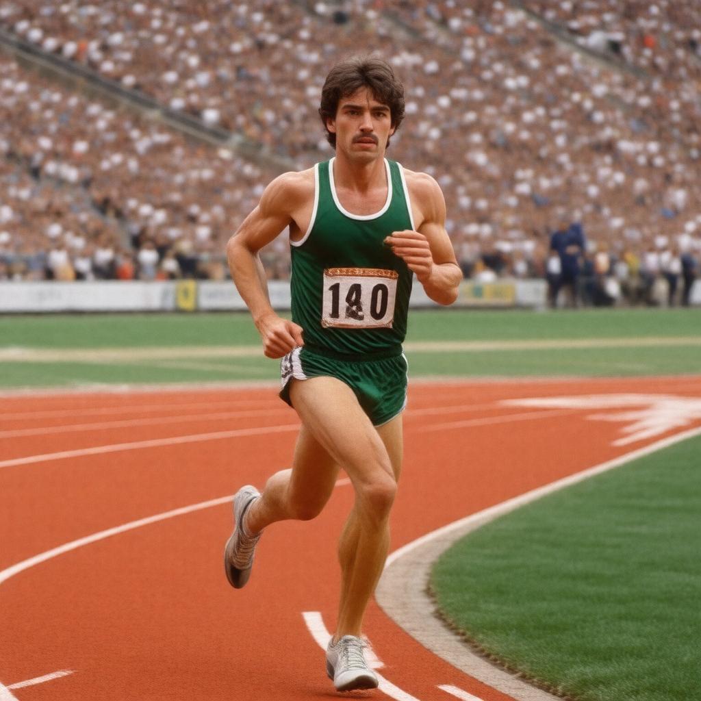 AI-created image of Steve Prefontaine
