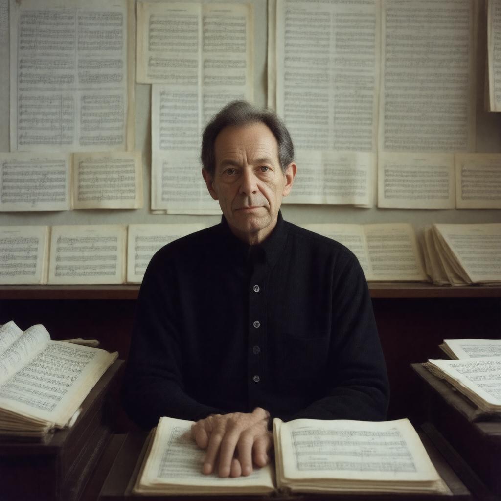 AI-created image of Steve Reich