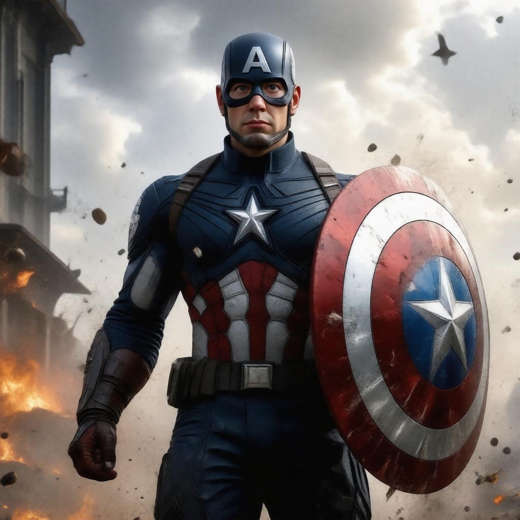 AI-created image of Steve Rogers
