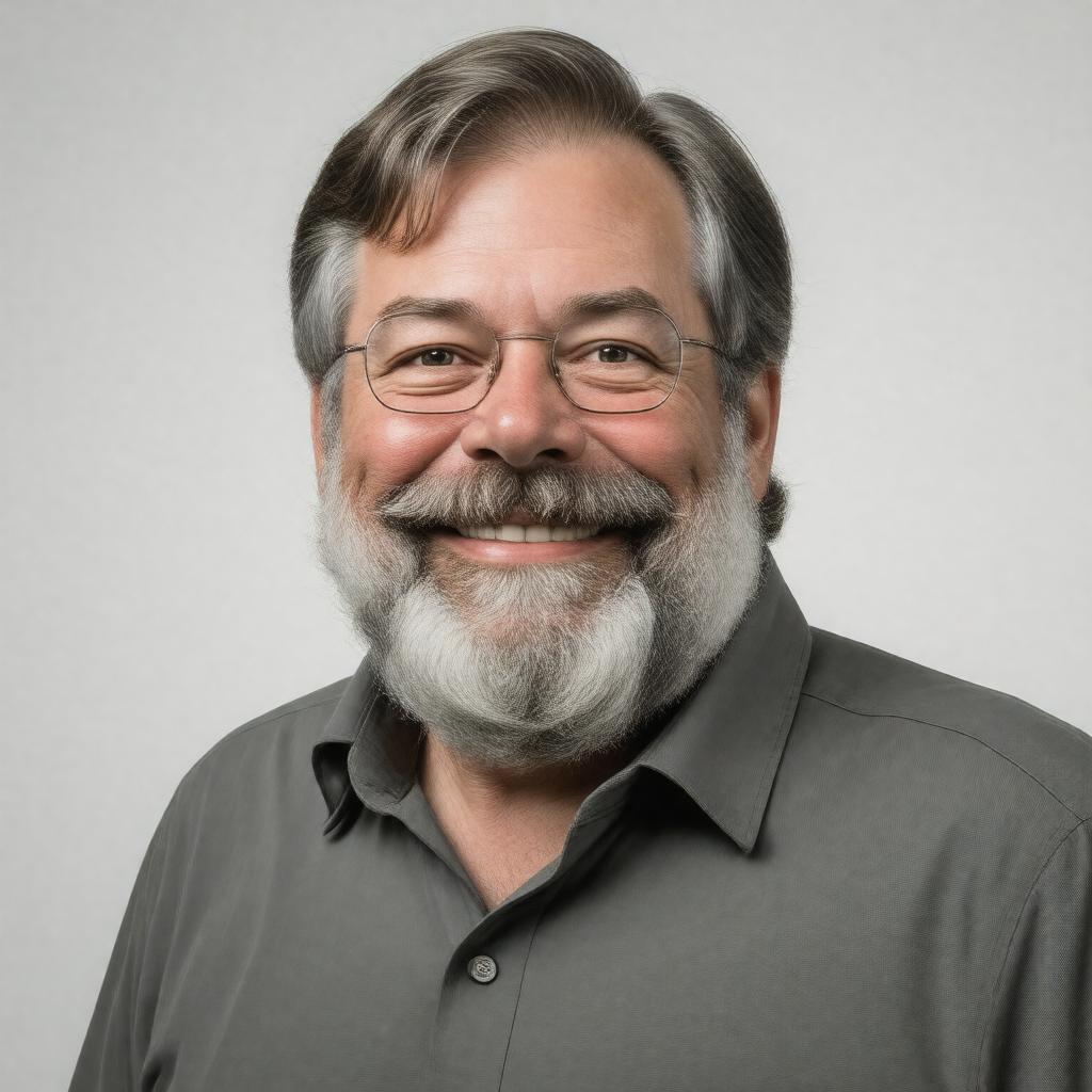 AI-created image of Steve Wozniak
