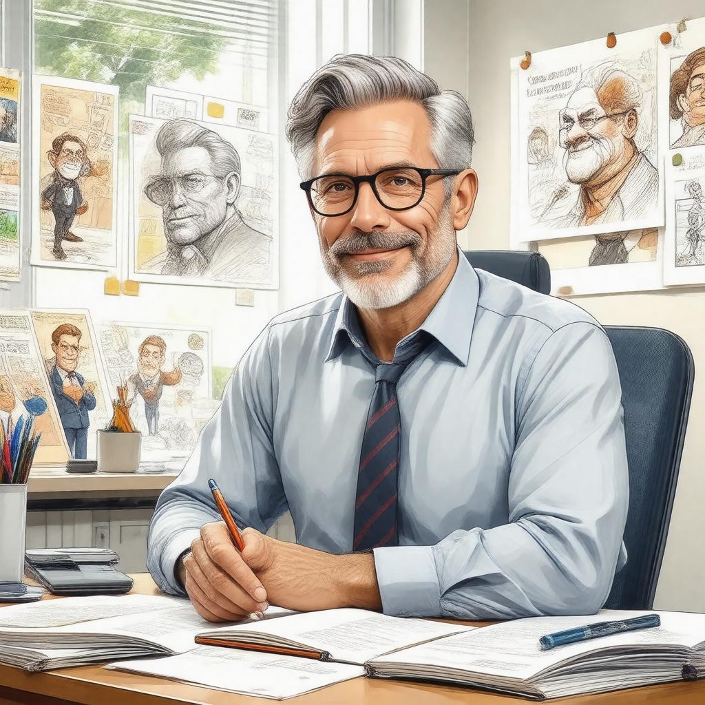 AI-created image of Steven Breen