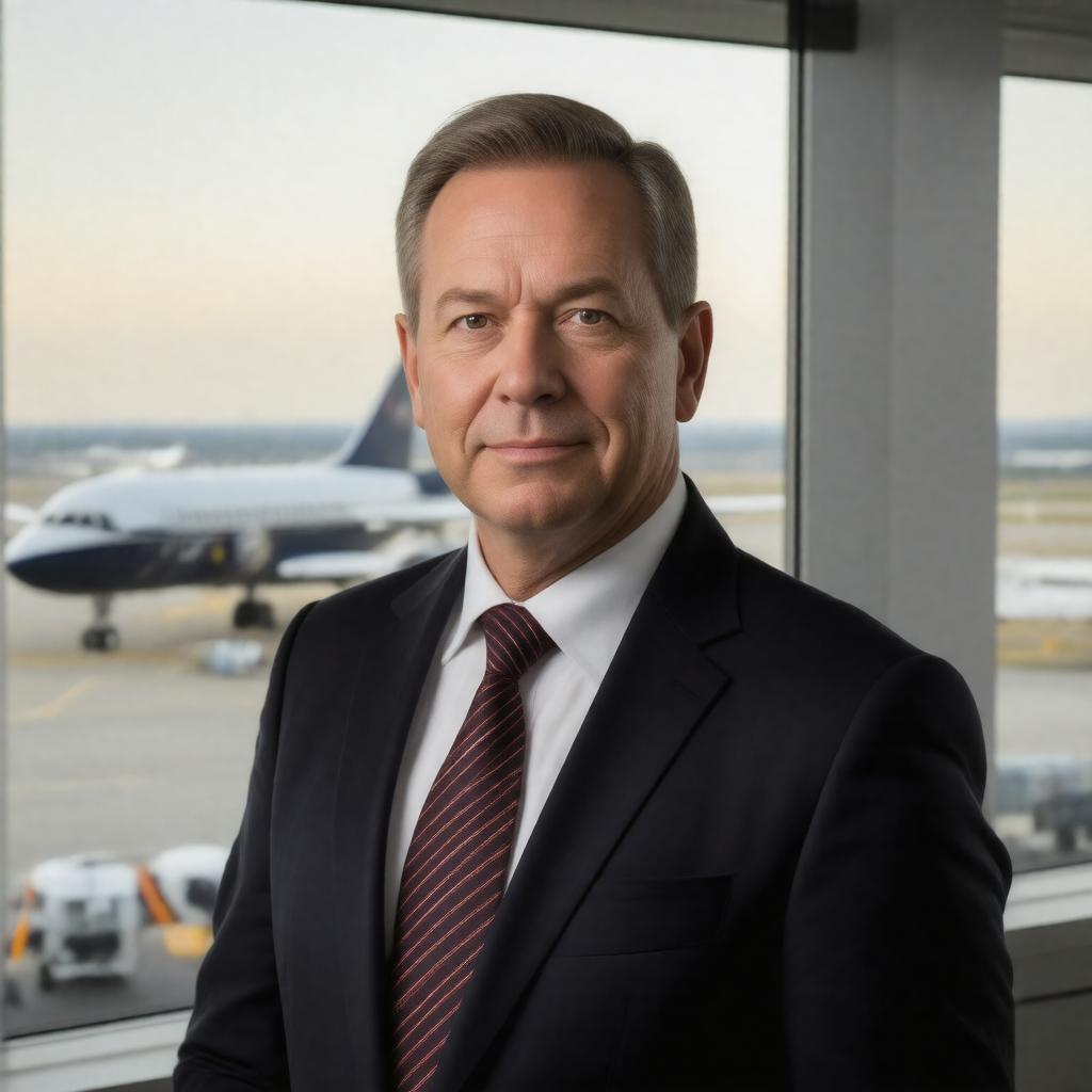 AI-created image of Steven F. Udvar-Hazy