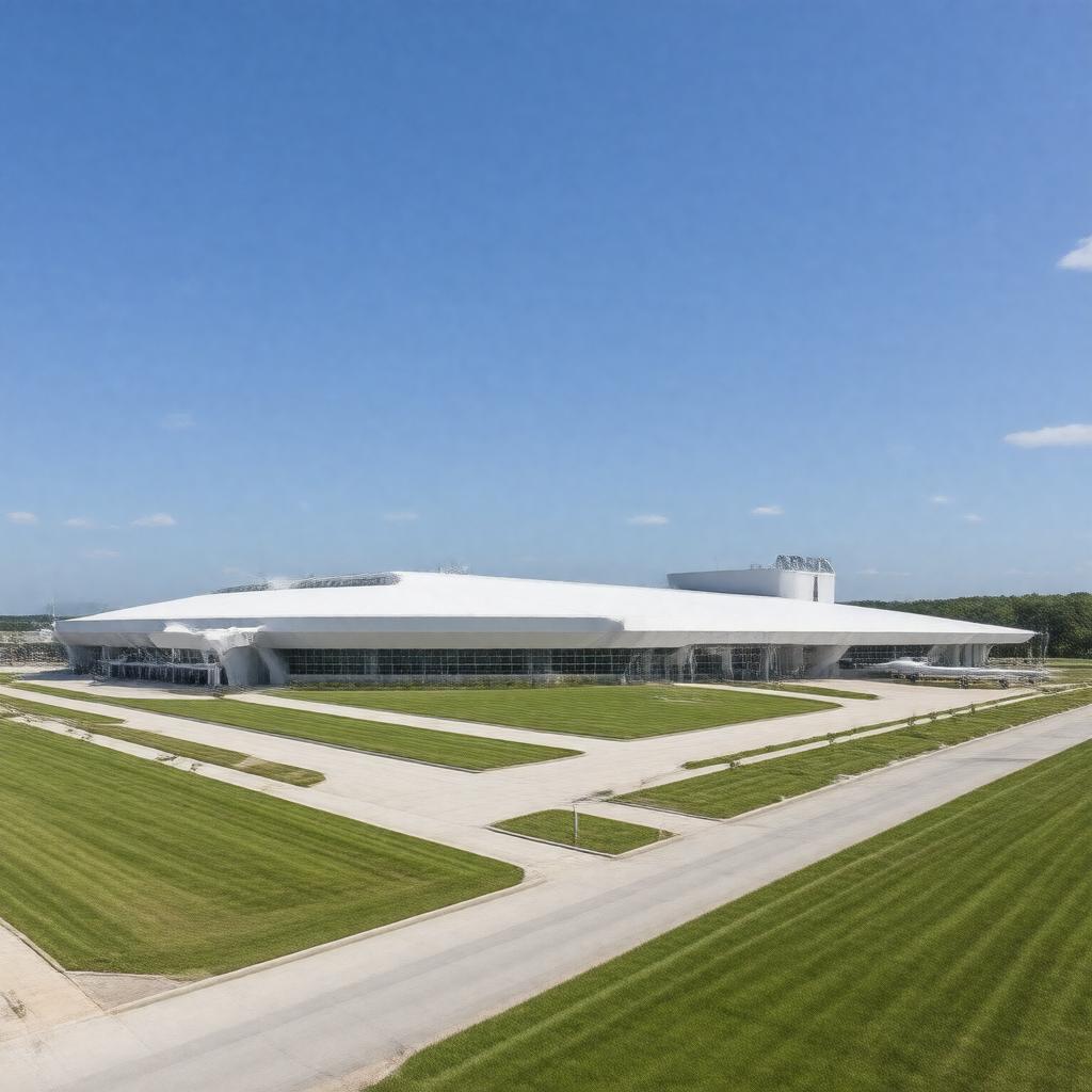 AI-created image of Steven F. Udvar-Hazy Center