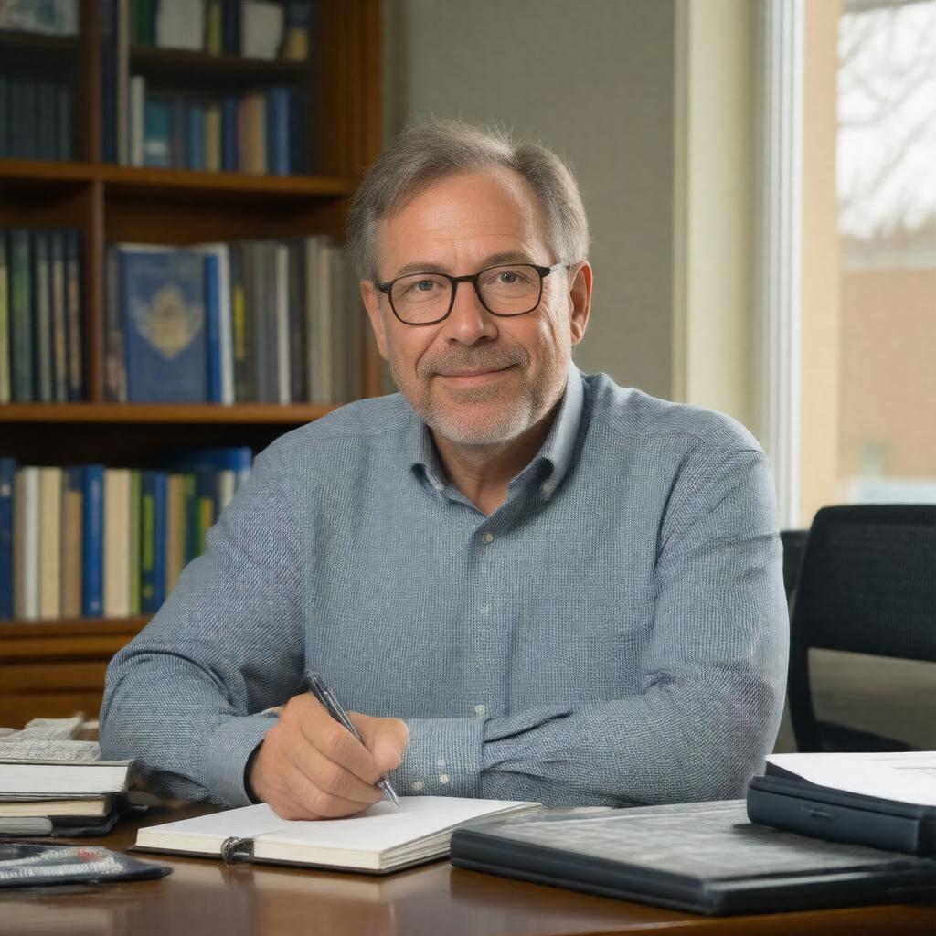 AI-created image of Steven Pearlstein