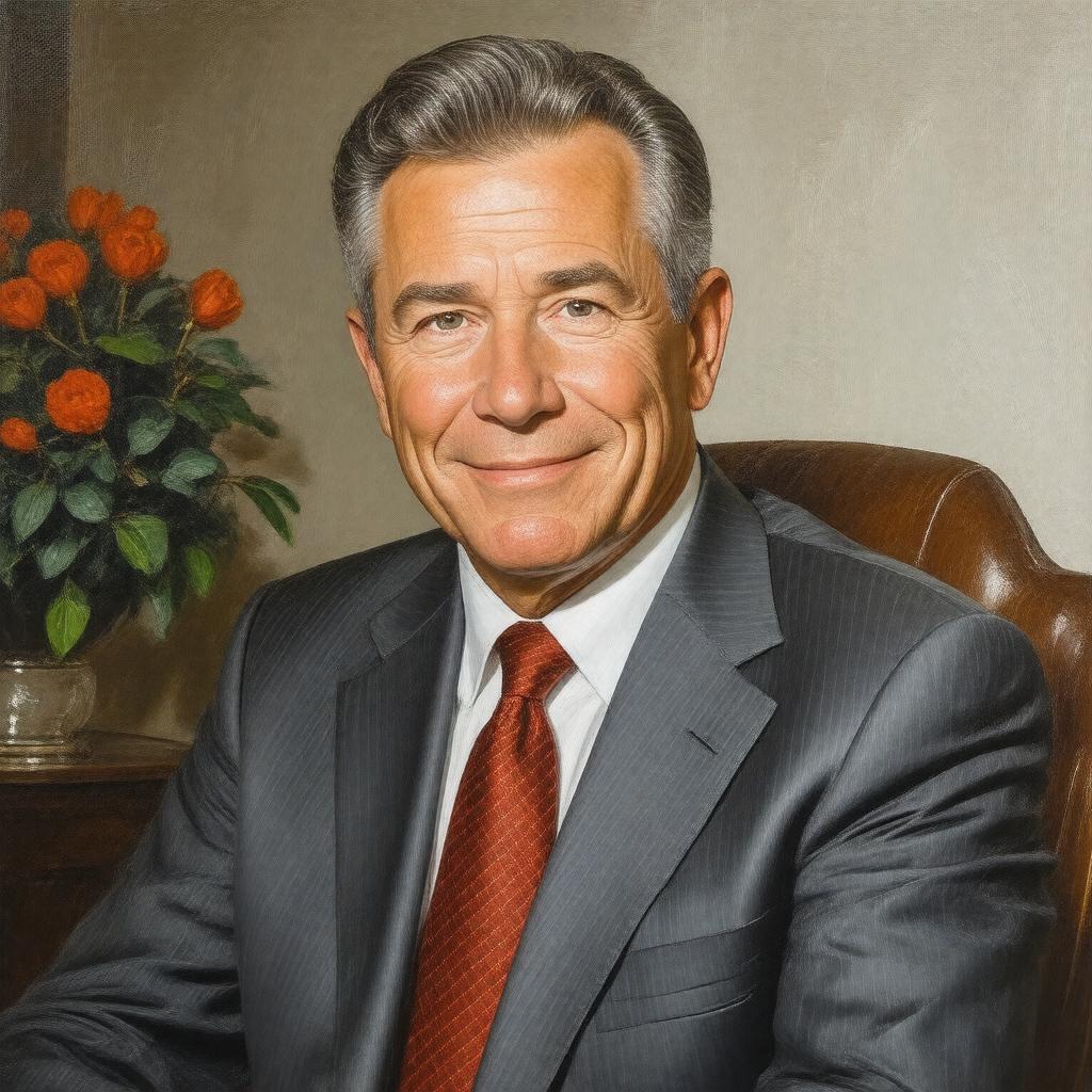 AI-created image of Steven Rales