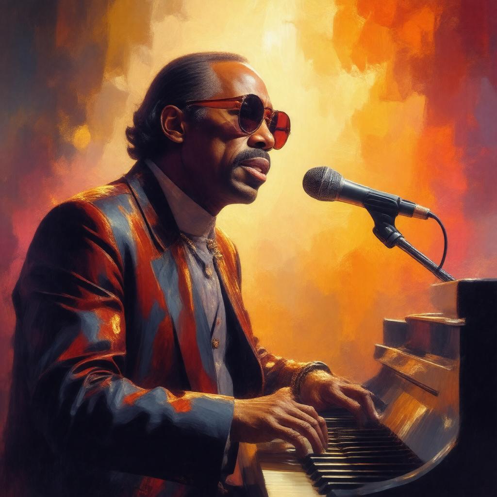 AI-created image of Stevie Wonder