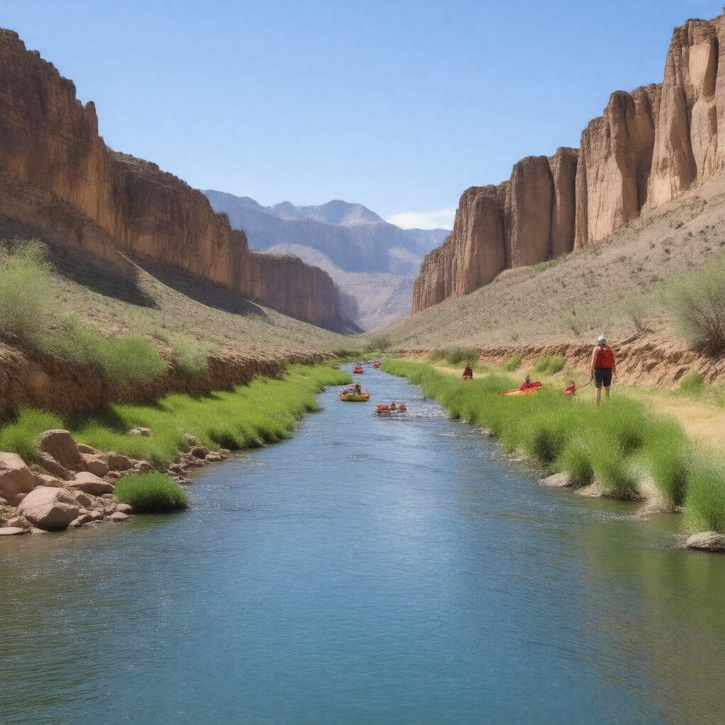 AI-created image of Stillwater Canyon