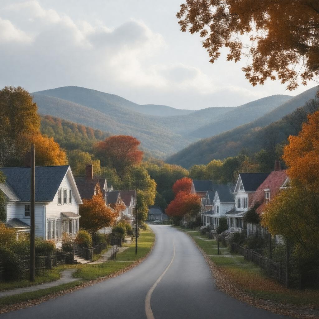 AI-created image of Stockbridge, Massachusetts, United States