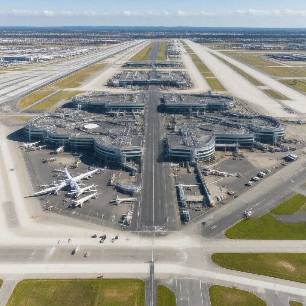 AI-created image of Stockholm Arlanda Airport
