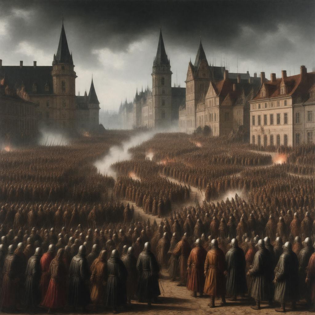 Click to view larger image AI-created image of Stockholm Bloodbath (1520)