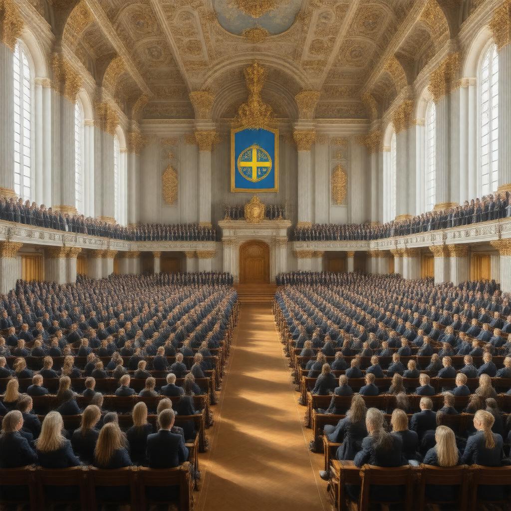 Click to view larger image AI-created image of Stockholm City Council