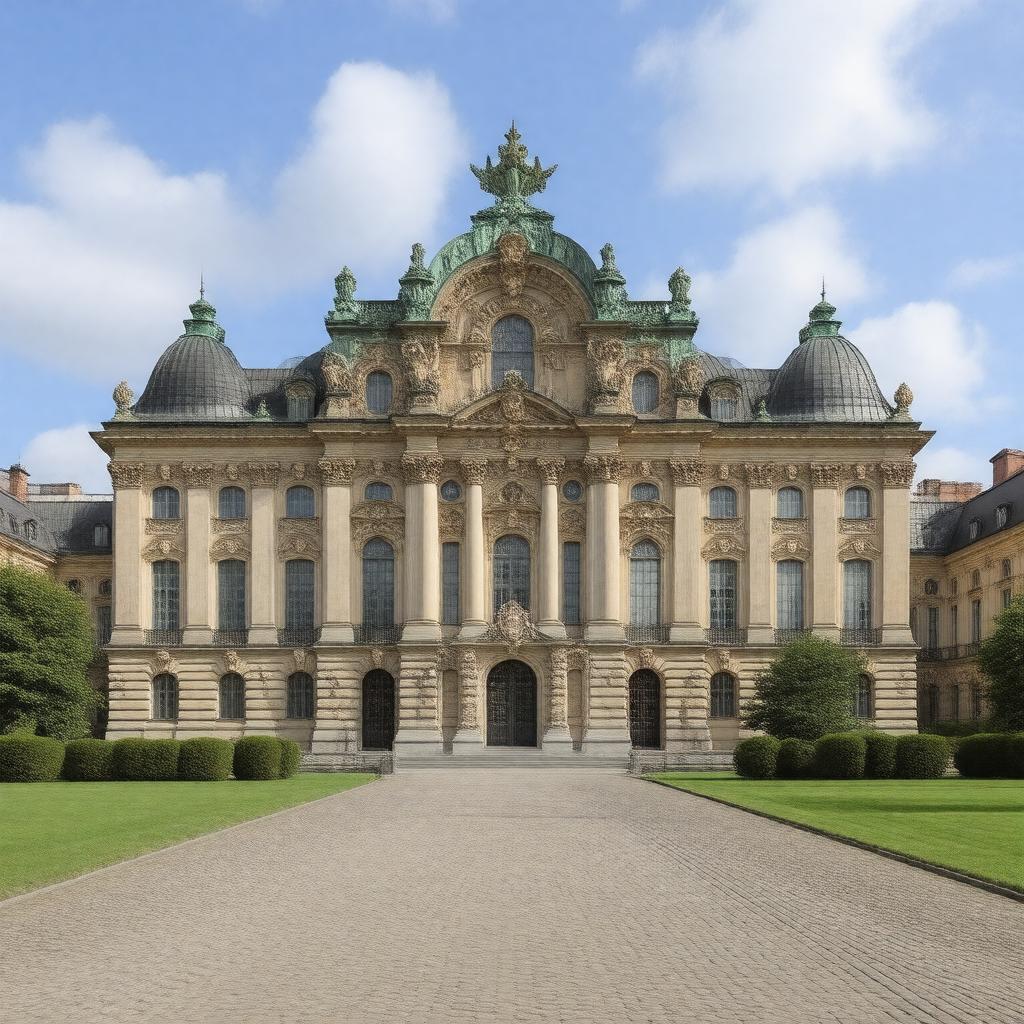 AI-created image of Stockholm Palace