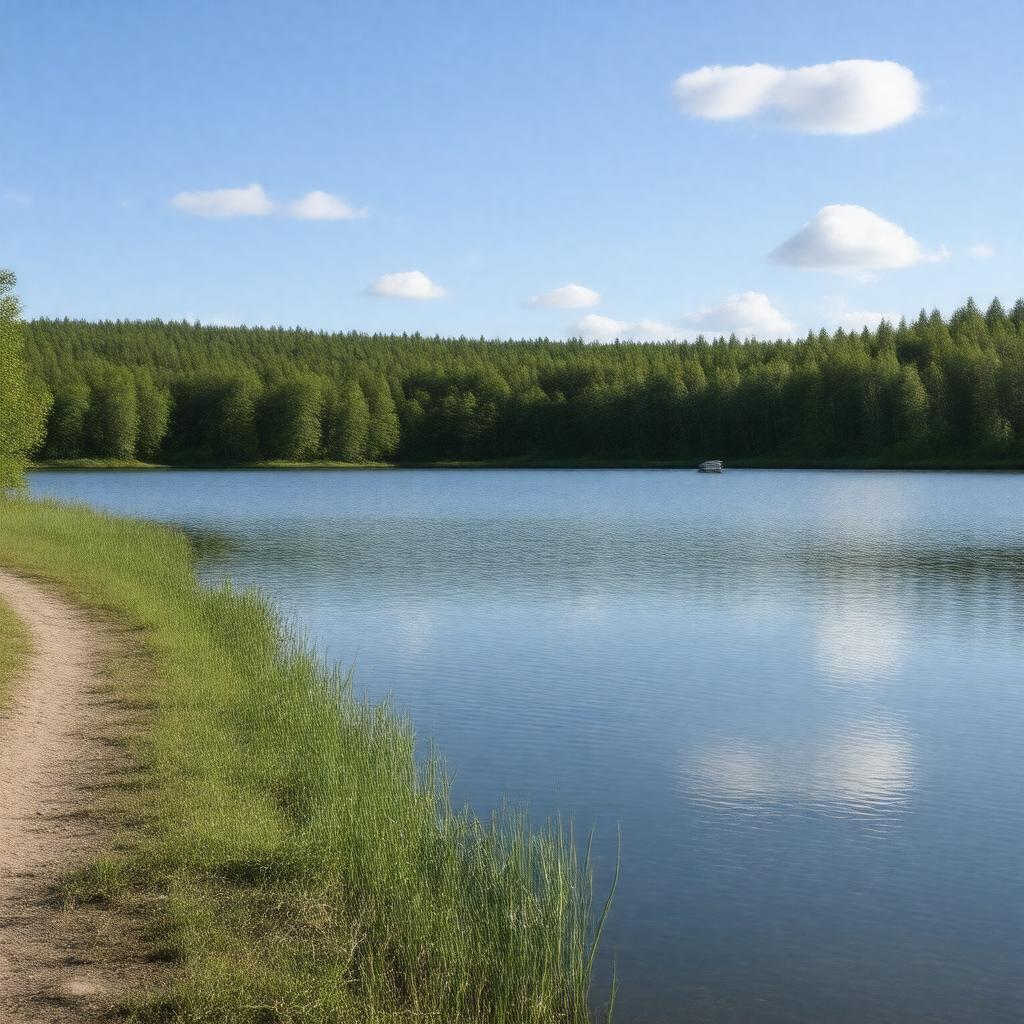 Click to view larger image AI-created image of Stocking Lake