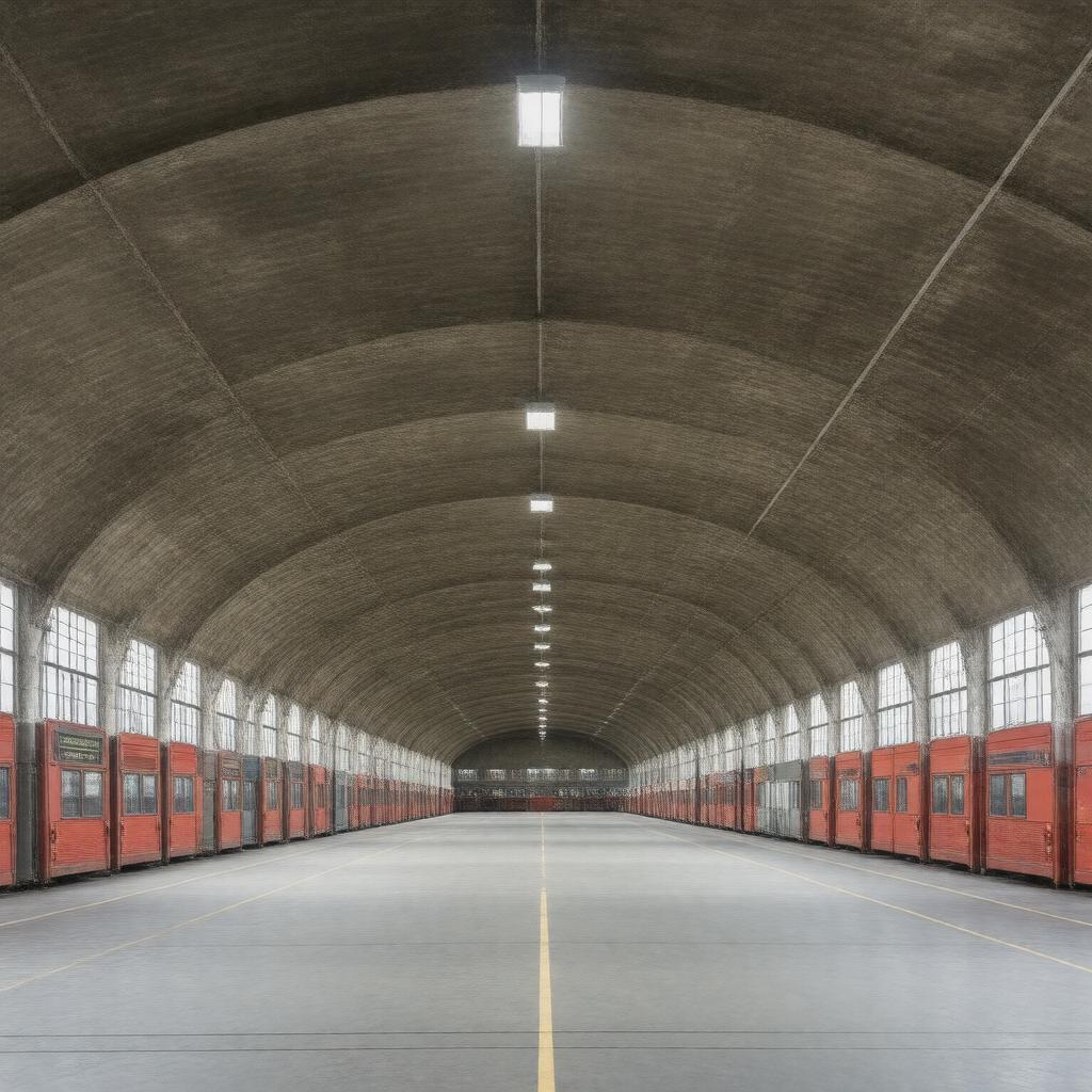 AI-created image of Stockwell Bus Garage