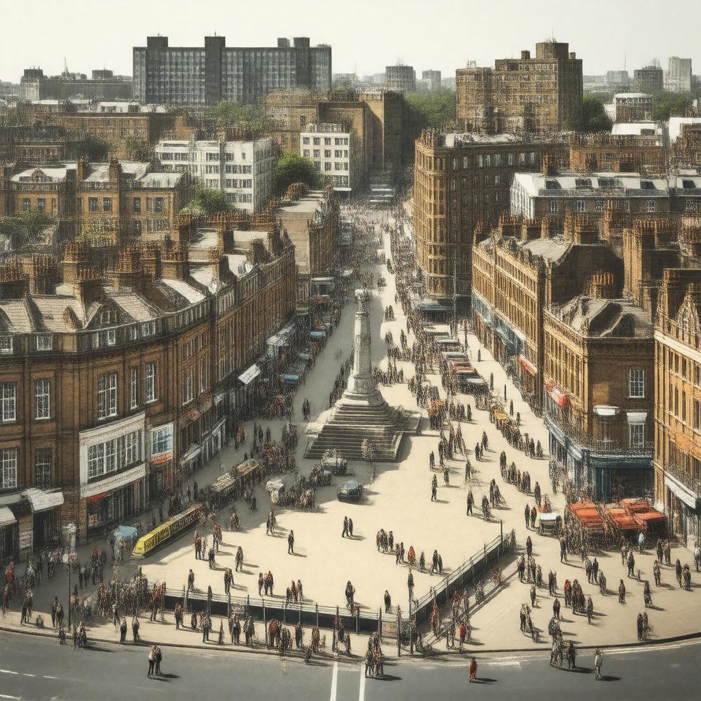 AI-created image of Stockwell, London, England