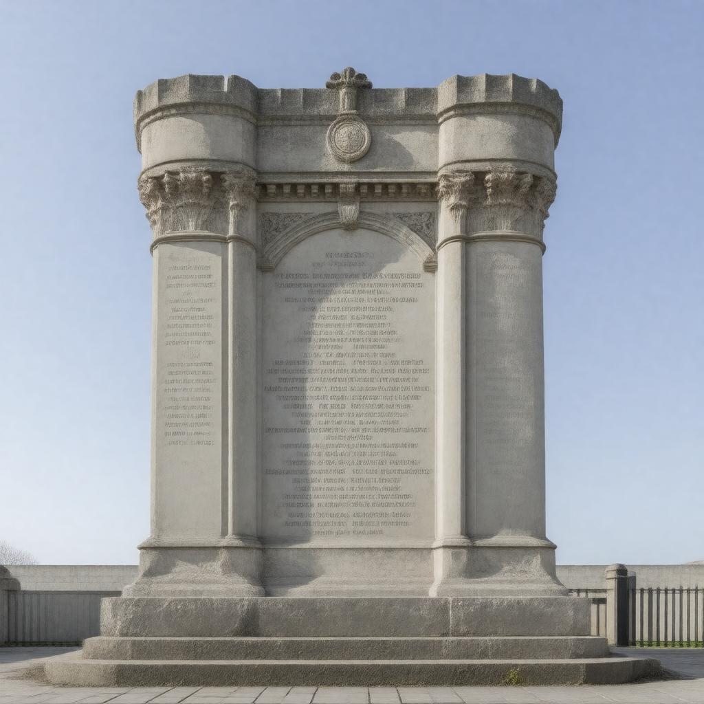 AI-created image of Stockwell War Memorial