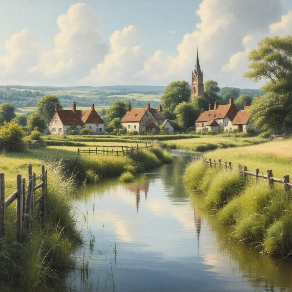 AI-created image of Stoke Ferry