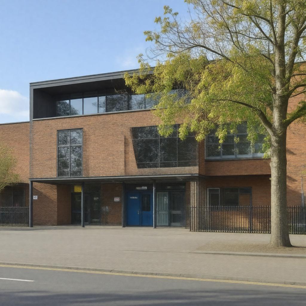 AI-created image of Stoke Newington School