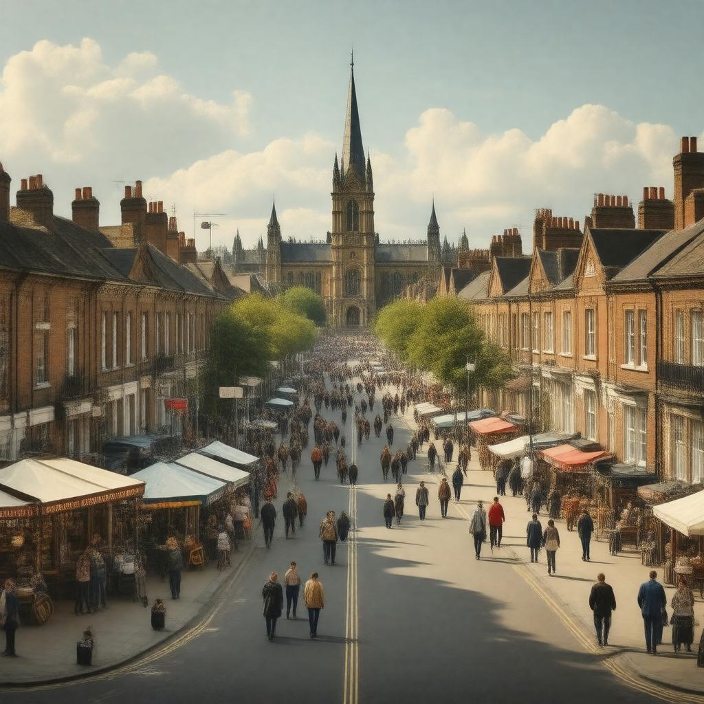 AI-created image of Stoke Newington