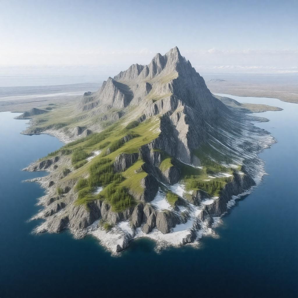 AI-created image of Stolbovoy Island